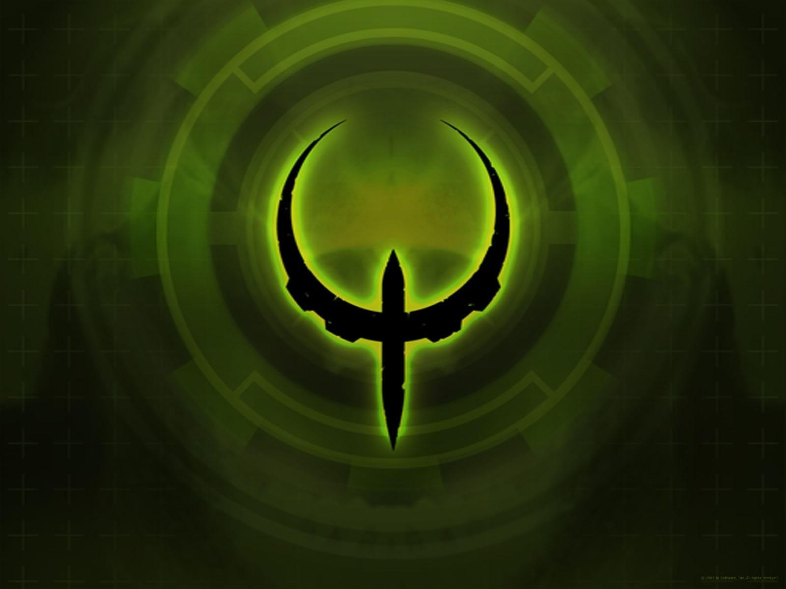 Quake Green Logo Wallpaperx1200