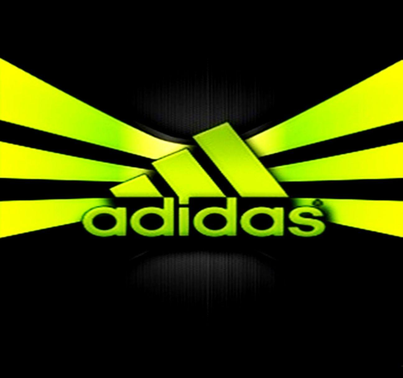 Green Adidas Logo Wallpaper HD
