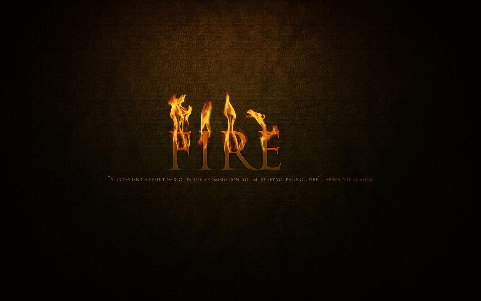 Dark Fire Wallpaper