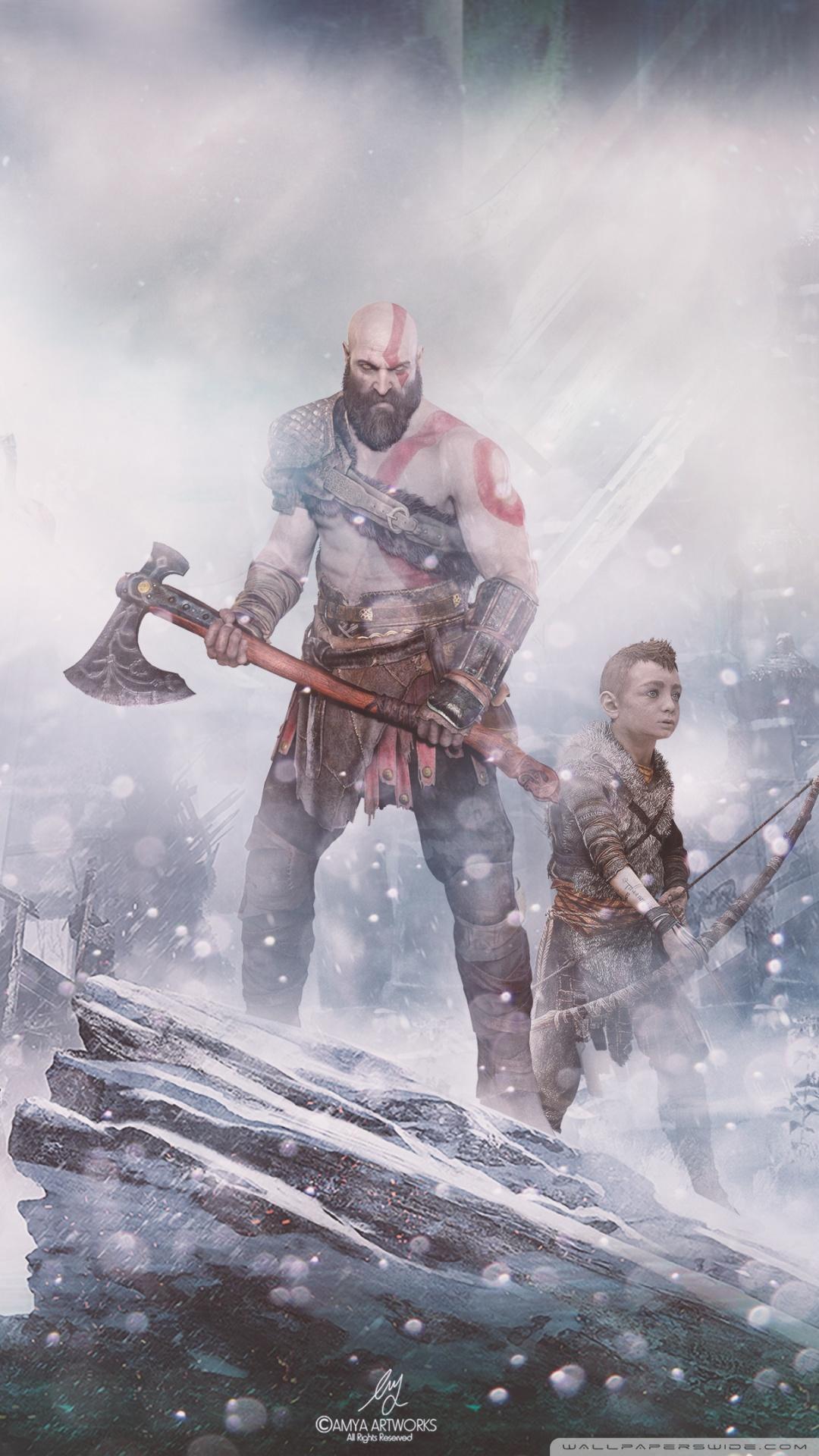 God of War (PS4) Norse mythology ❤ 4K HD Desktop Wallpaper