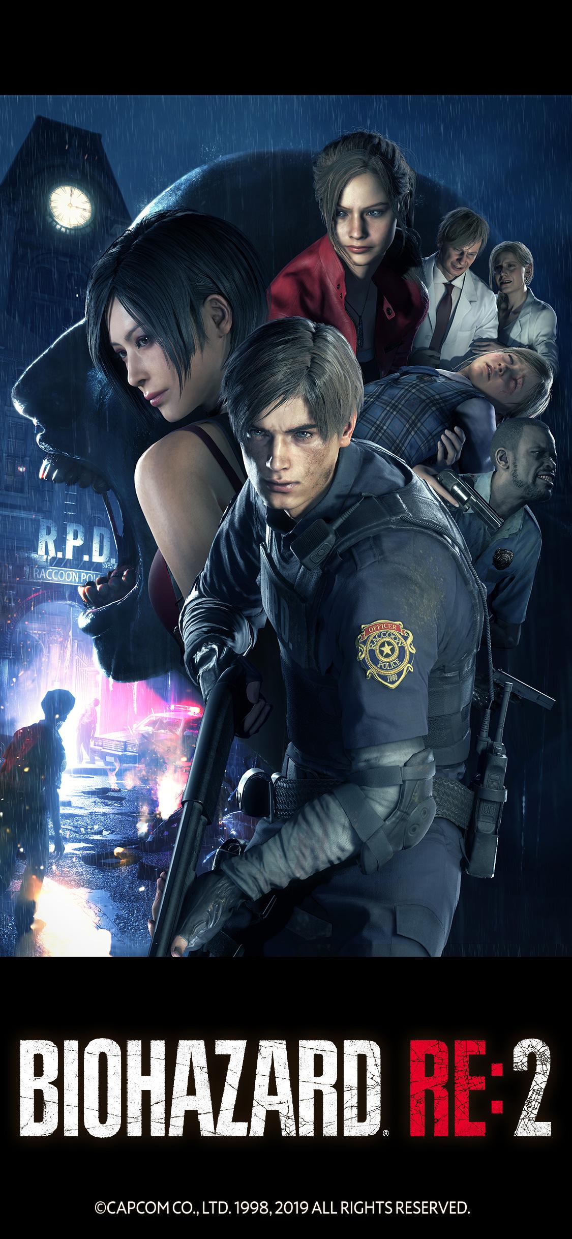 Resident Evil 2 Official Wallpaper for iPhone X