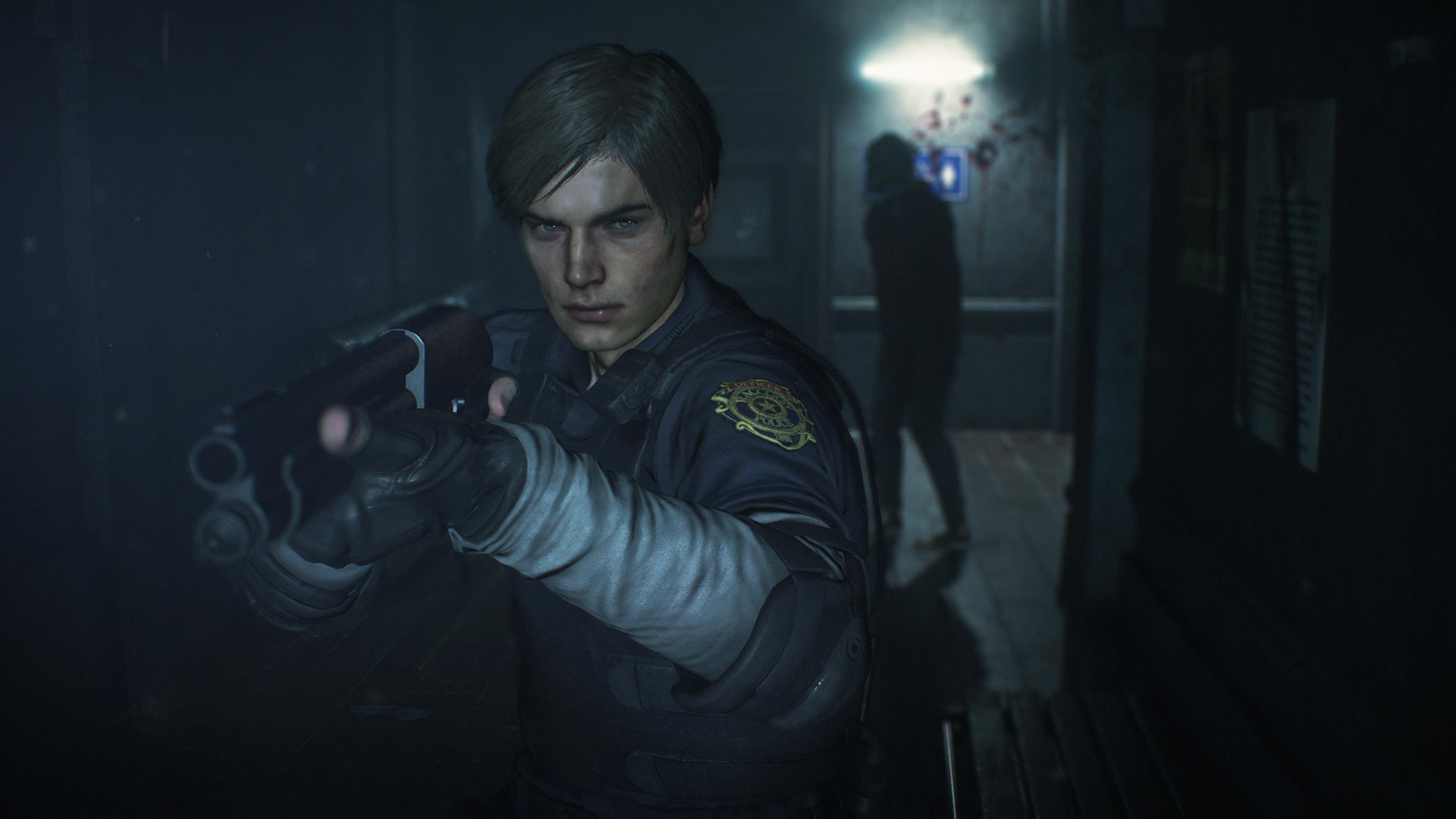 Resident Evil 2 (2019) Leon 4k Ultra HD Wallpaper