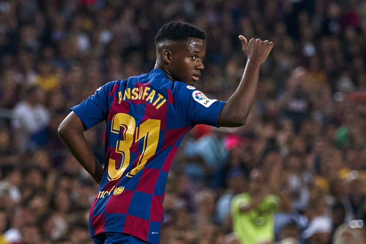 Ansu Fati thankful after making Barcelona debut against Real