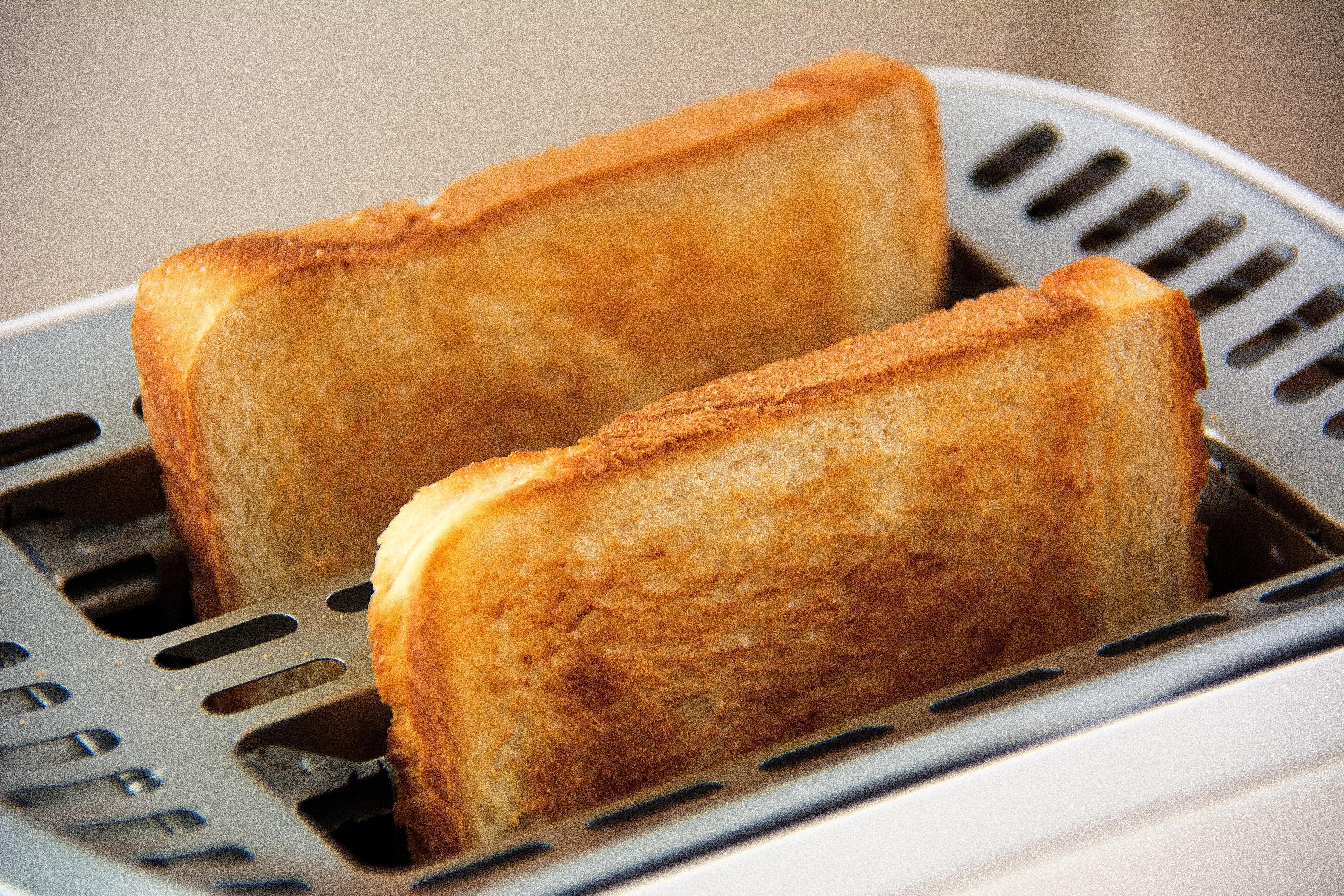 Toasted Bread on Bread Toaster · Free