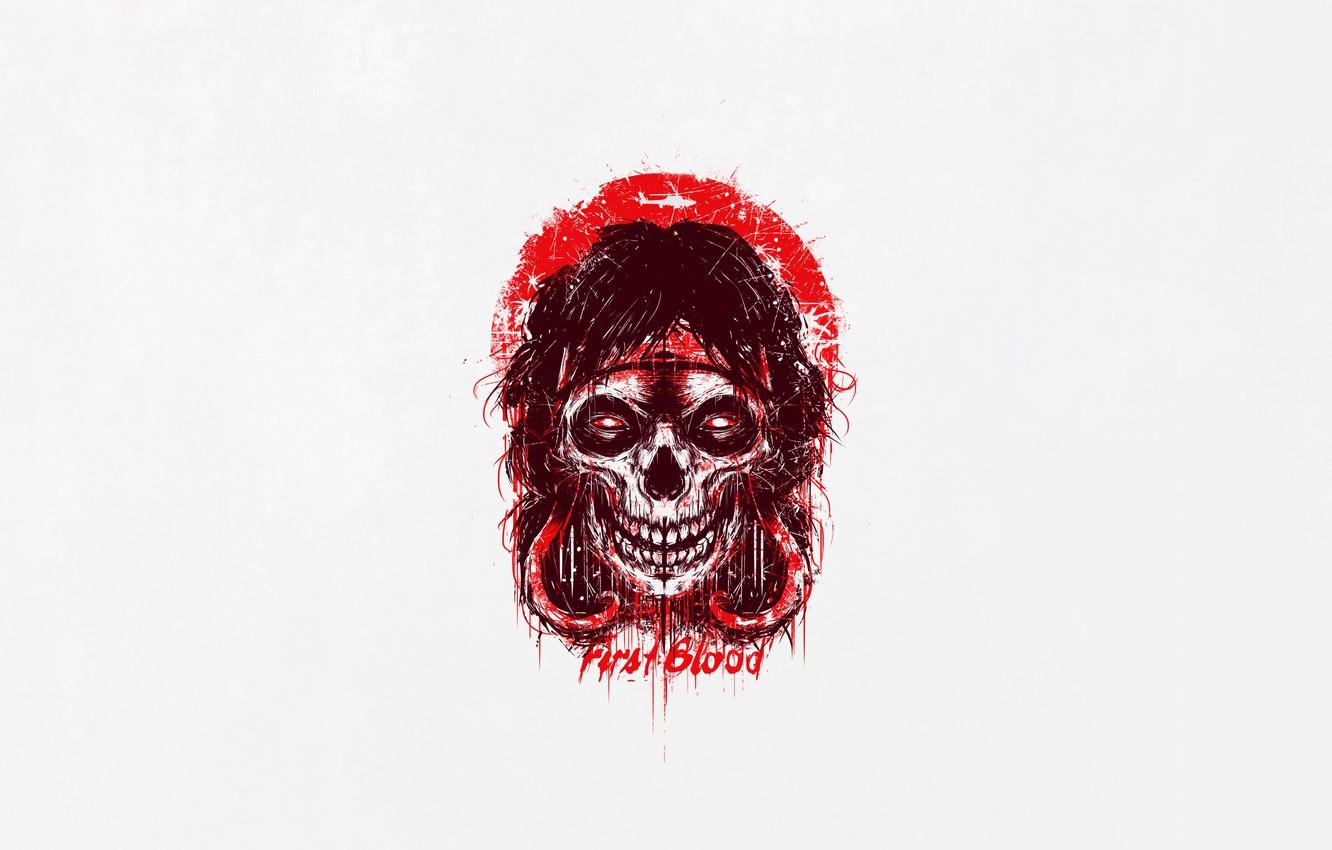 Wallpaper Minimalism, Skull, Style, Background, Art, Art, Style