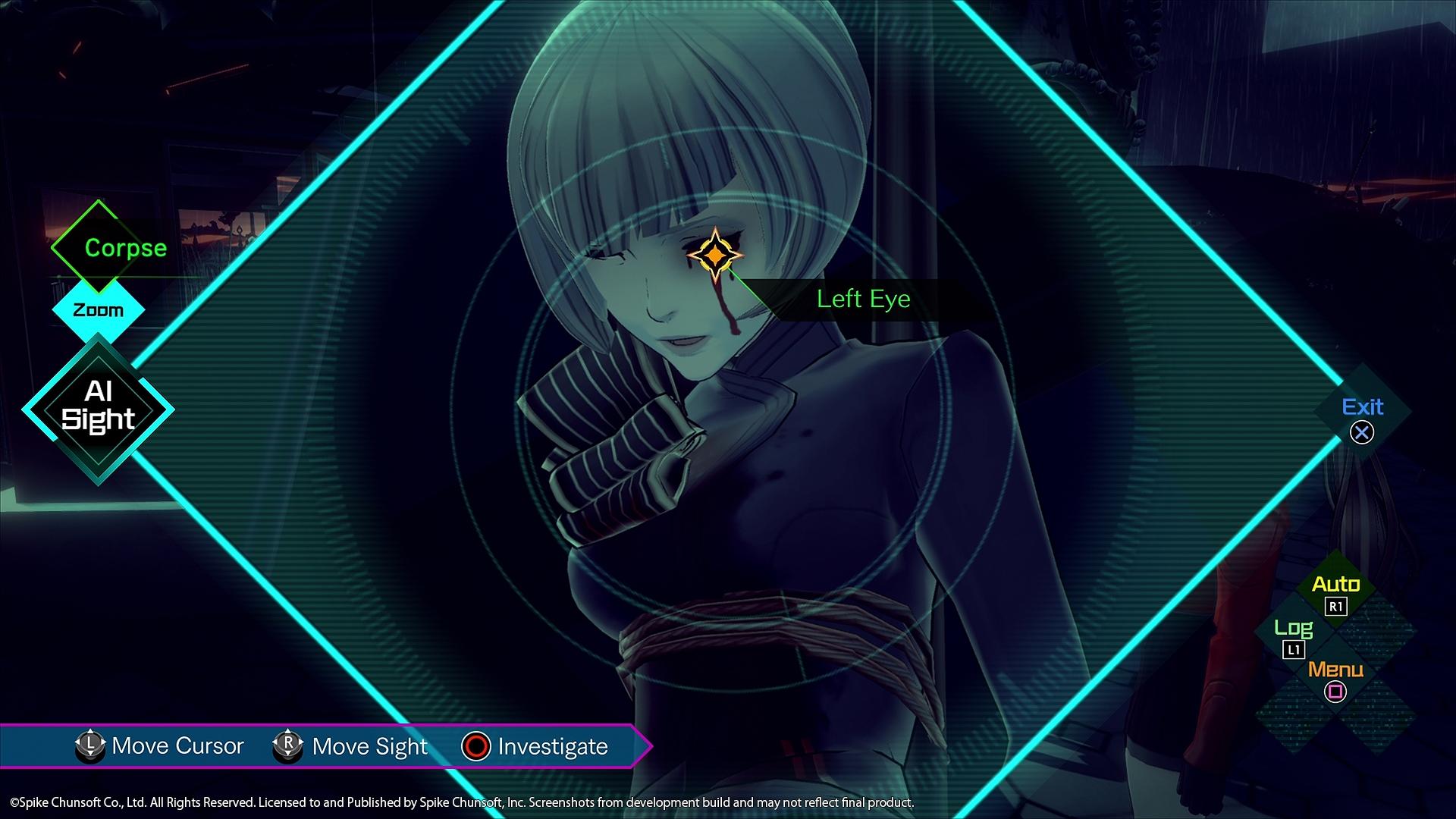 AI: The Somnium Files First Gameplay from Virtual
