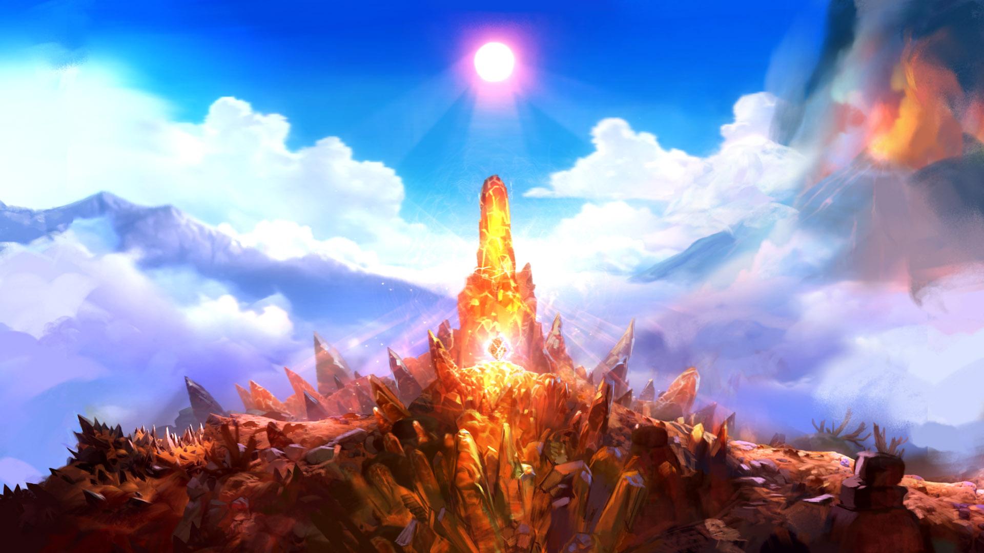 Card 5 Of 10artwork And The Blind Forest Volcano Free