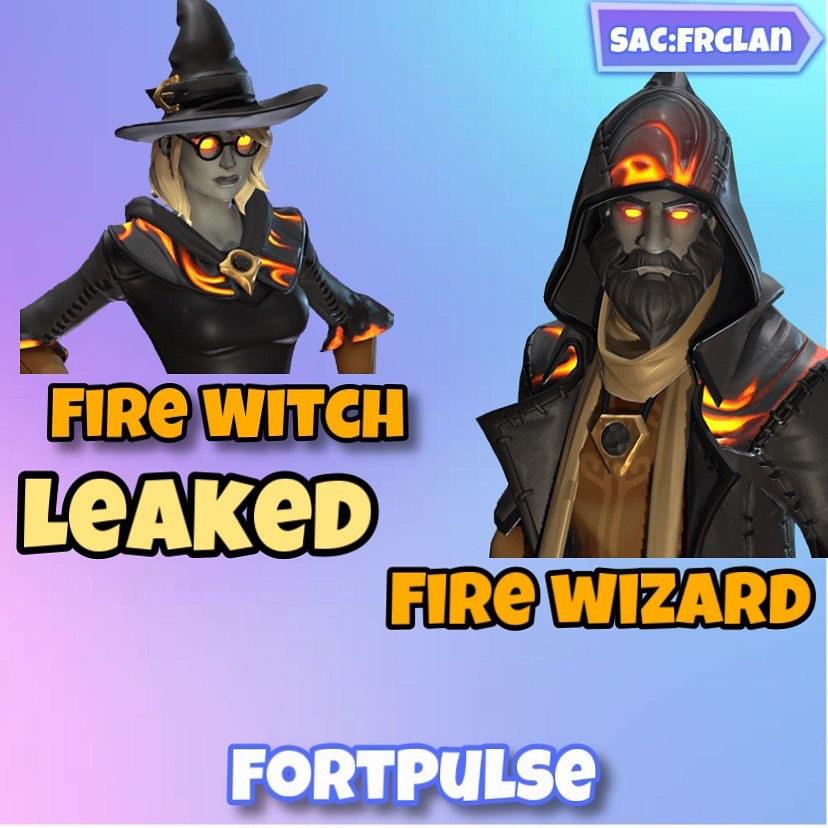 Fire Wizard Fortnite wallpaper