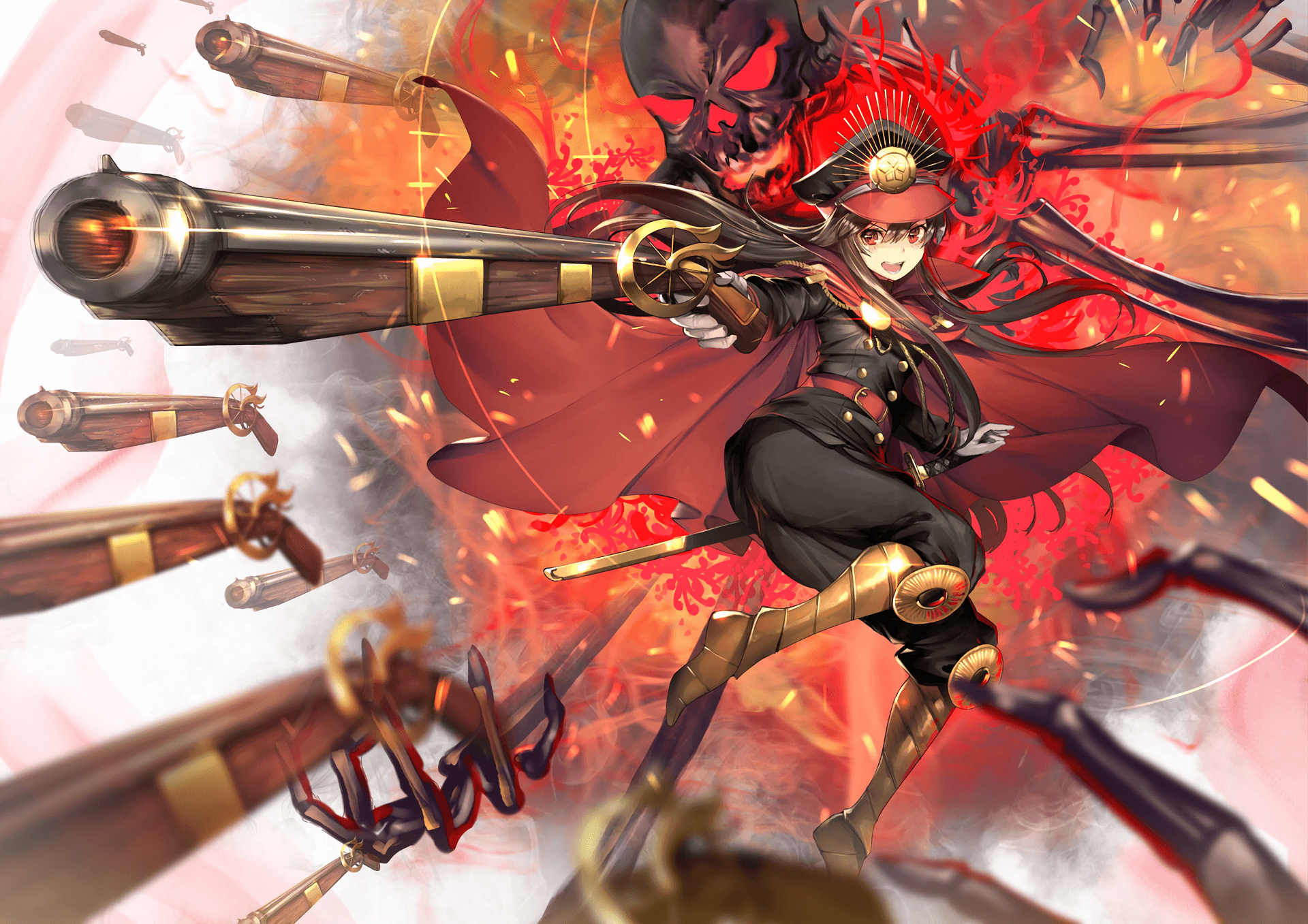 Crimson Demon Oda Nobunaga HD Wallpaper. Background Image