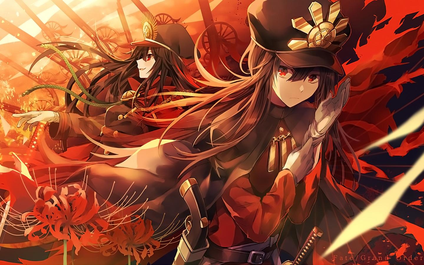 Download 1440x900 Wallpaper Oda Nobunaga, Demon Archer, Fate