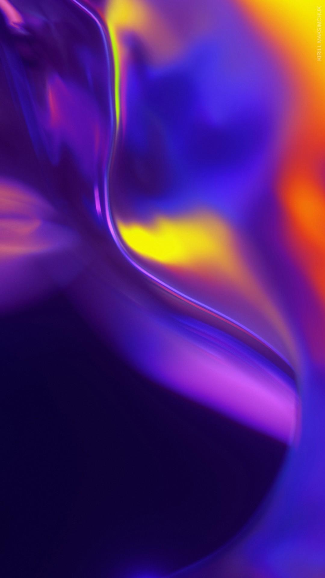 Neon Waves Wallpaper