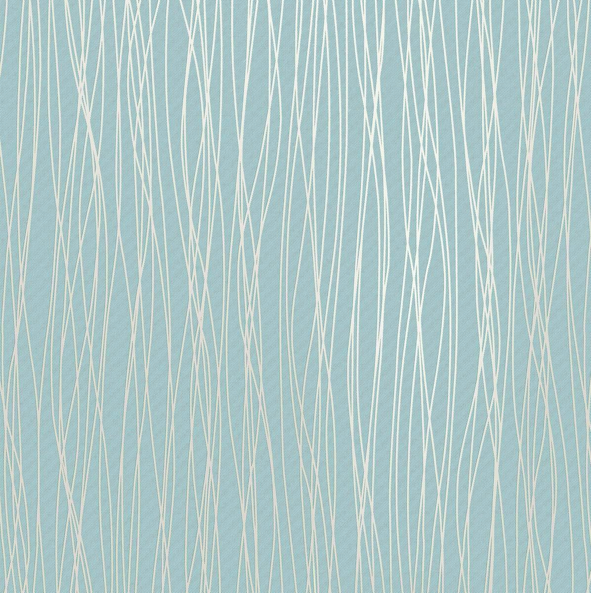 Mavee Non Woven 3D Wallpaper, Print Embossed, Blue Modern