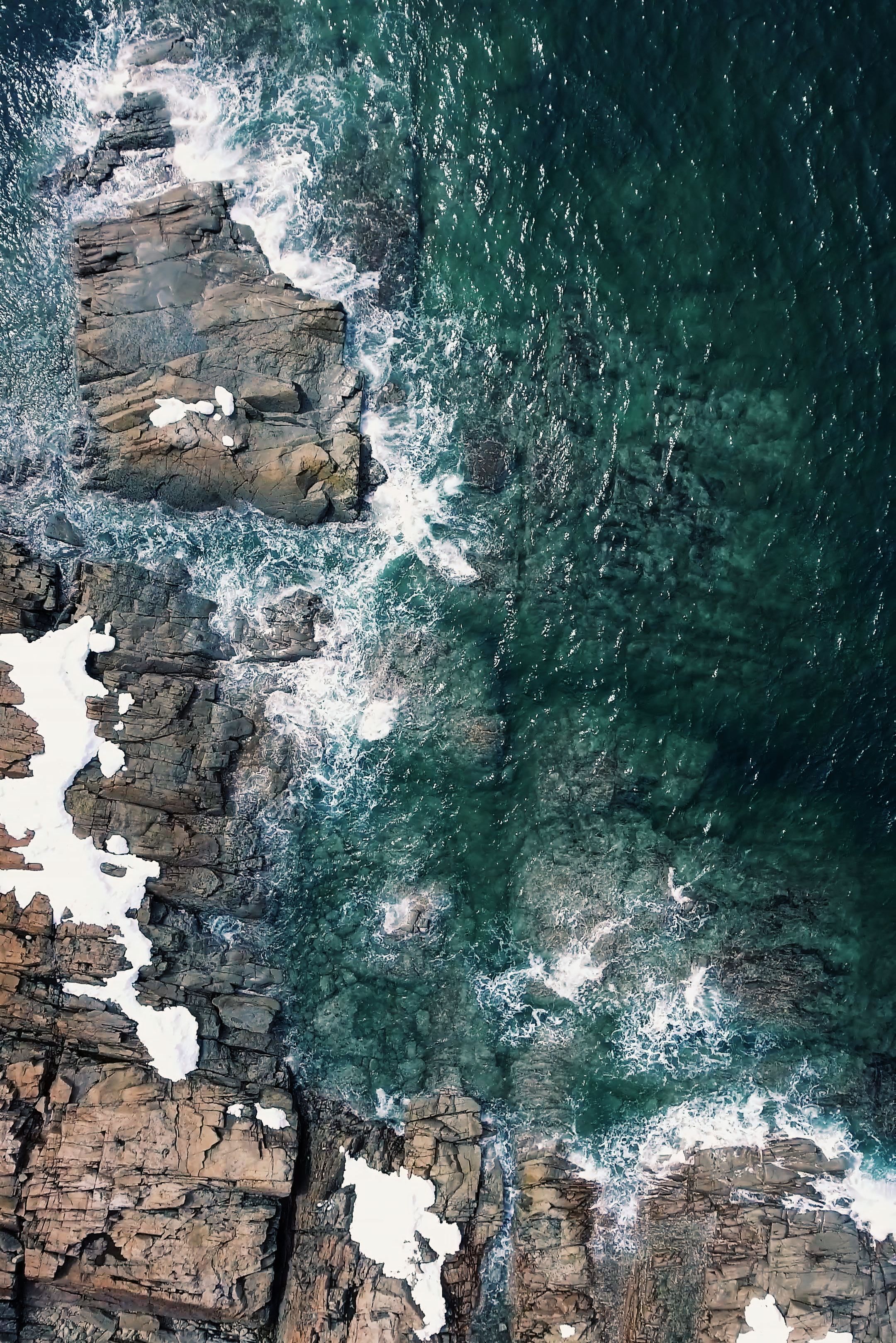 Rocky Shore Drone View Wallpapers - Wallpaper Cave