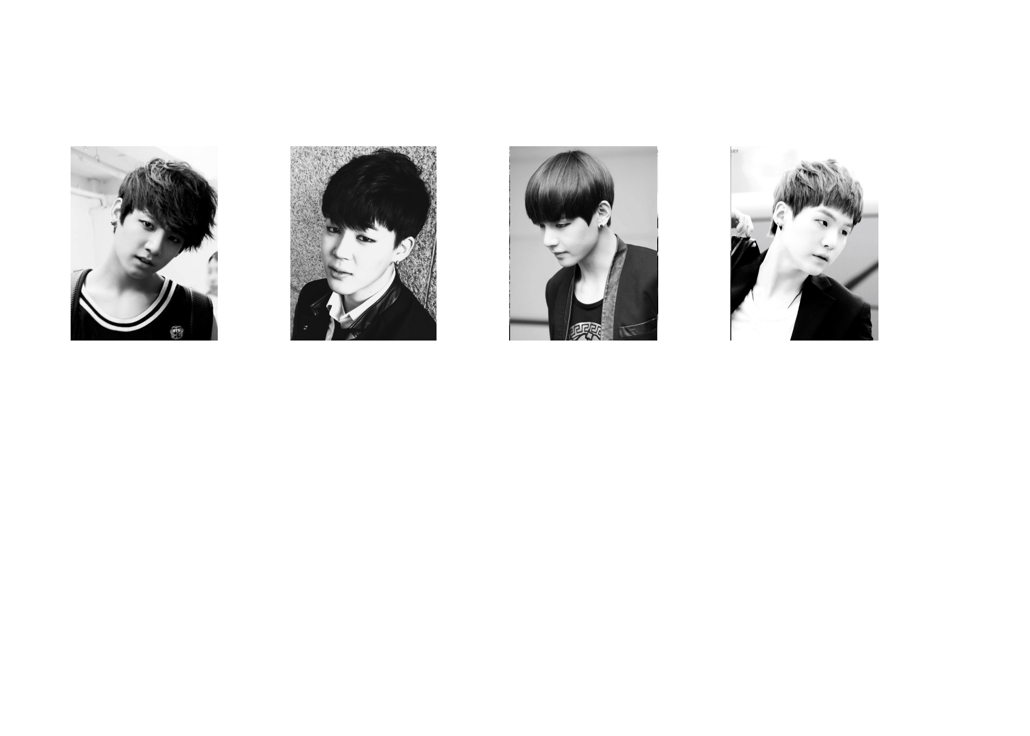 Bts, Jimin, Jungkook, V, Suga, Adult, Studio Shot