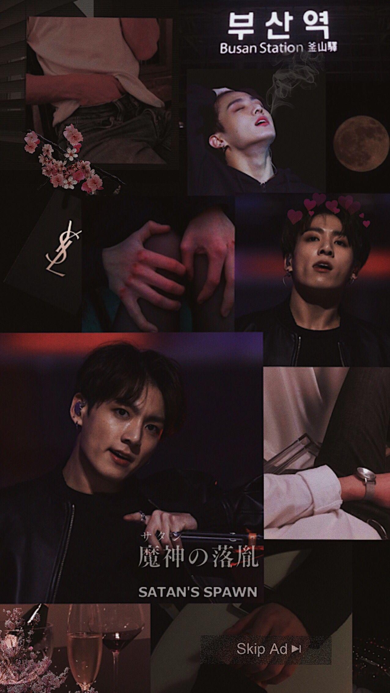 Jungkook black aesthetic wallpaper  ARMYs Amino