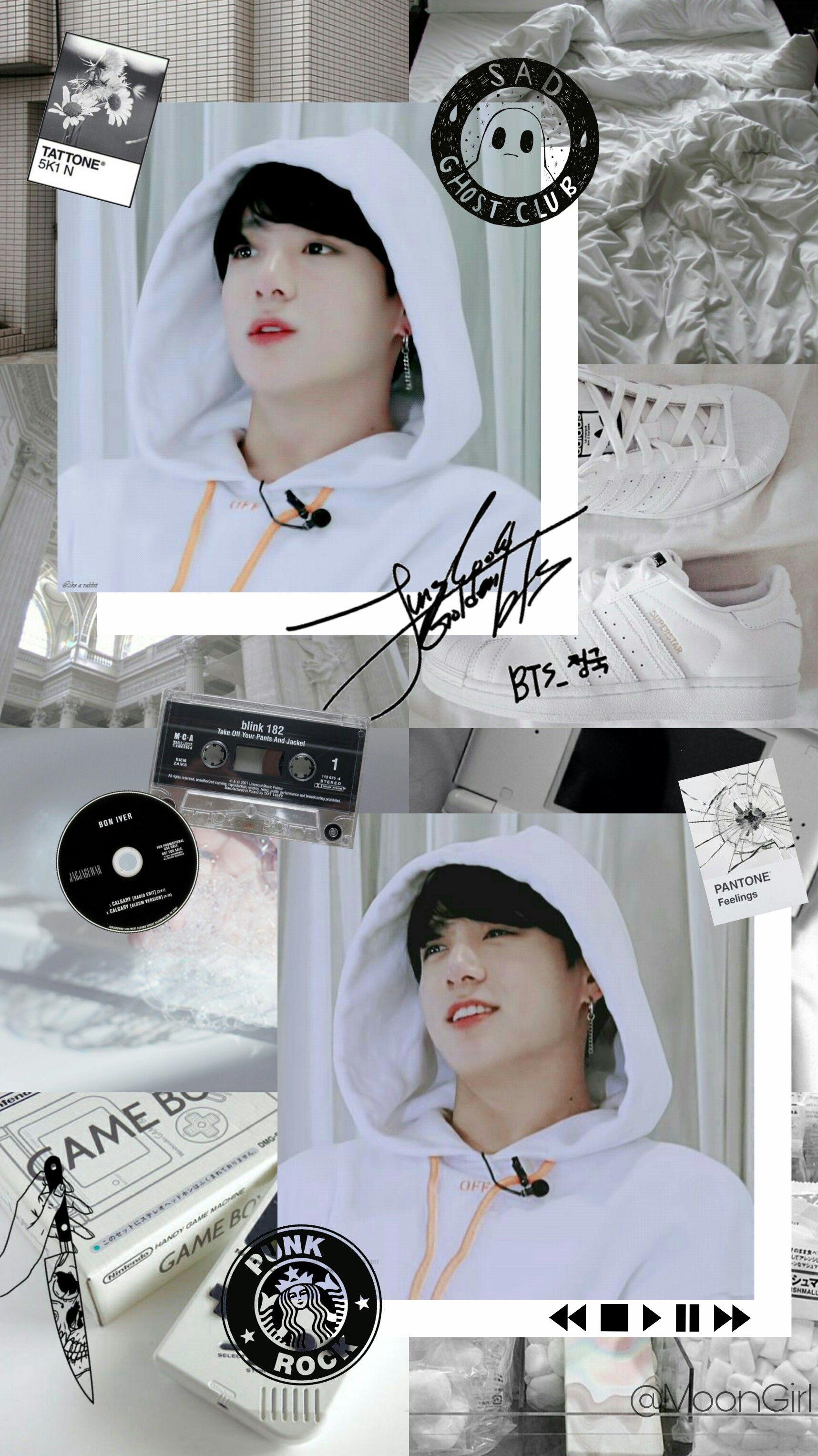 Black And White Aesthetic  Jungkook  Wallpapers  Wallpaper  Cave