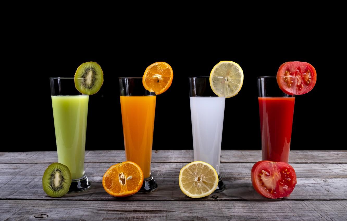Wallpaper fruit, fresh, juices image for desktop, section еда