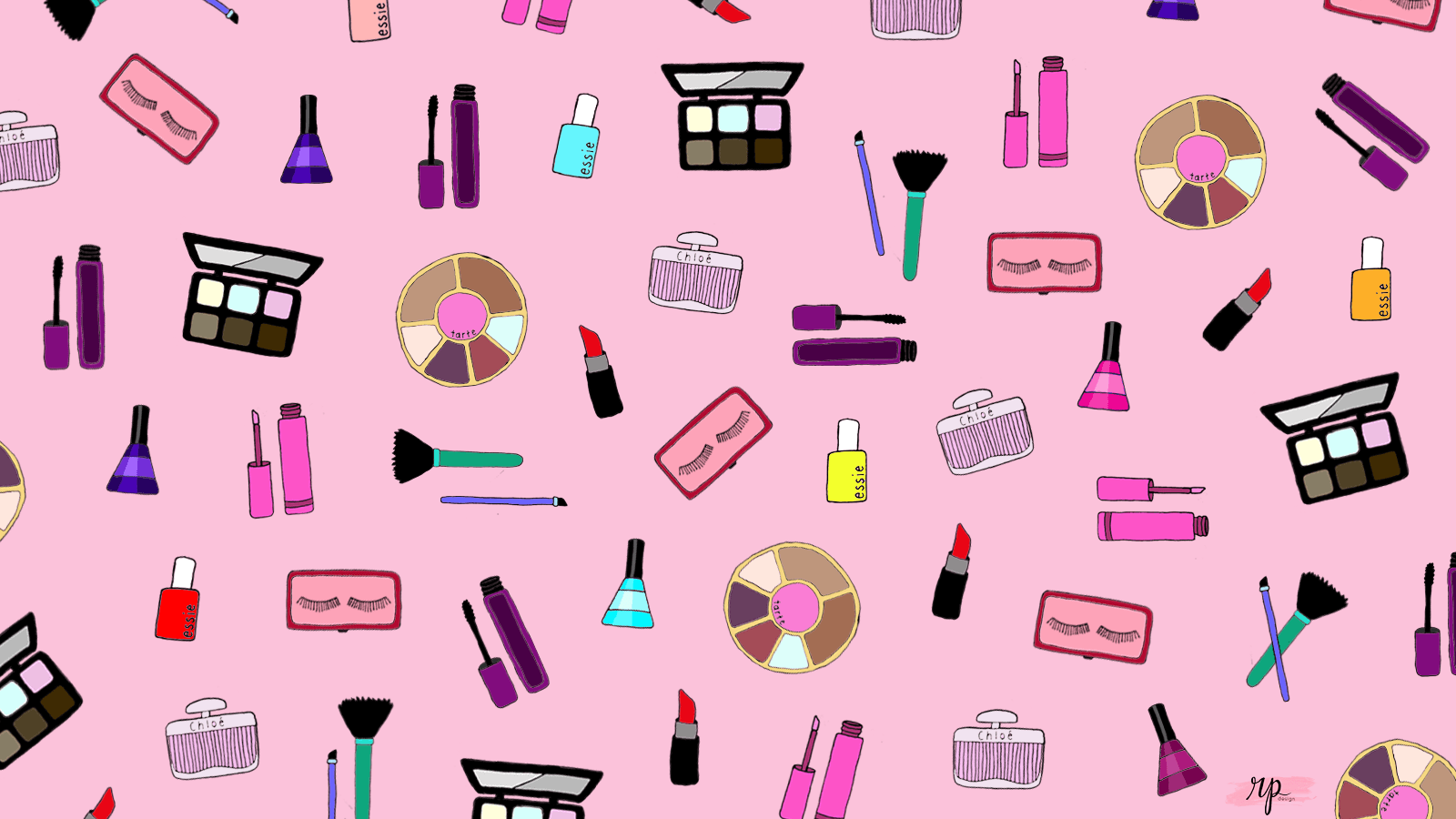 Free Downloadable Makeup Wallpaper (RP Design). Drawing +