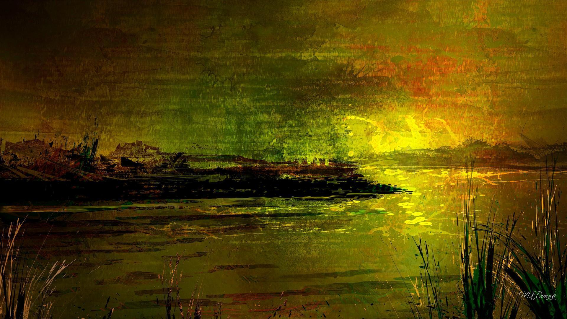 Golden Autumn Morning HD desktop wallpaper, Widescreen