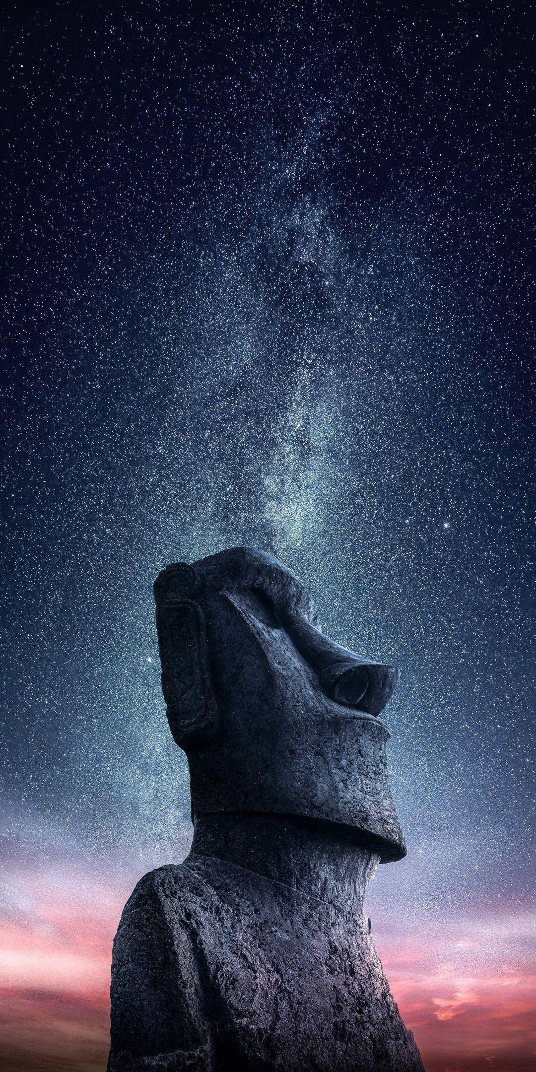 Wallpaper. Easter island