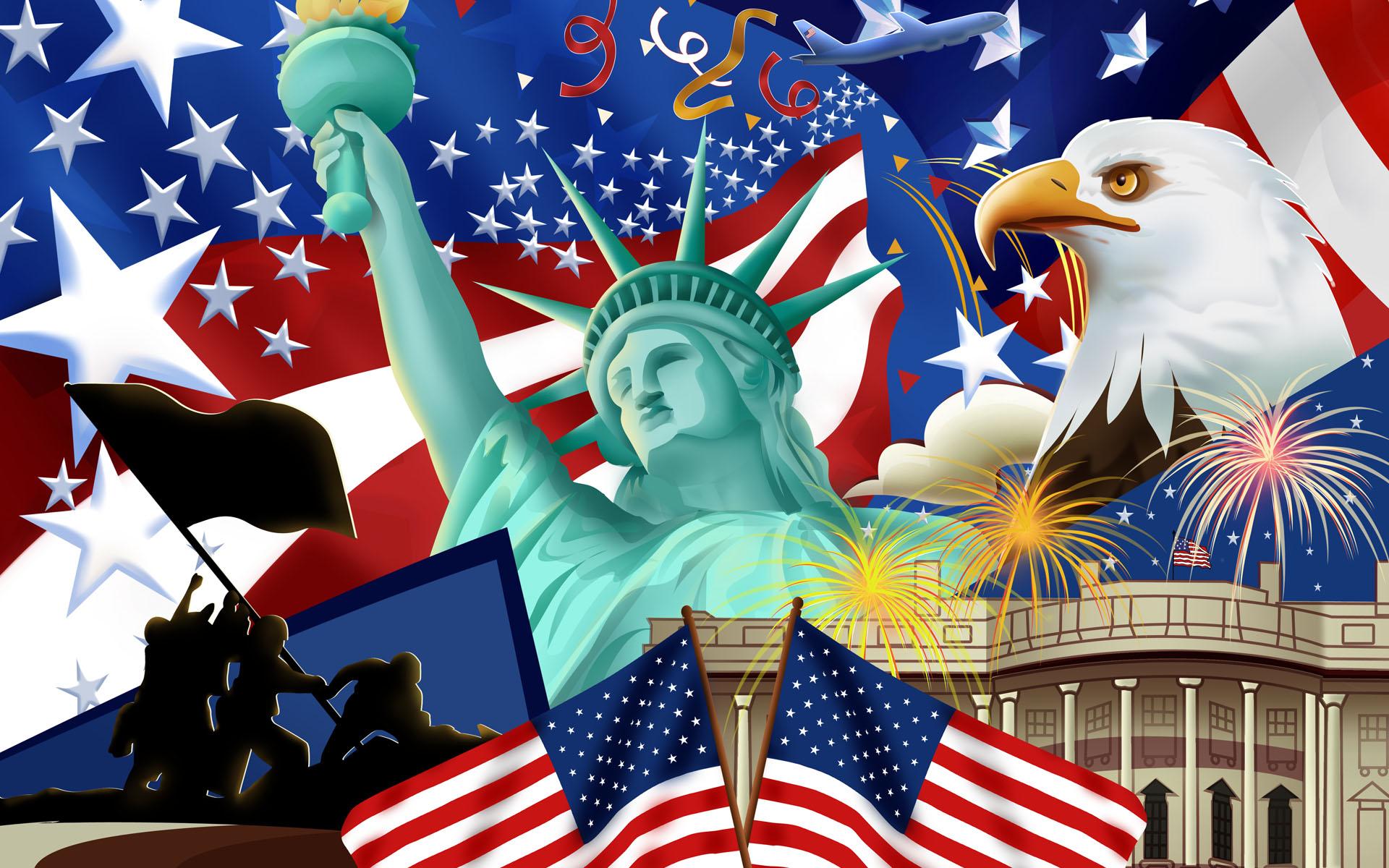 America HD wallpaper