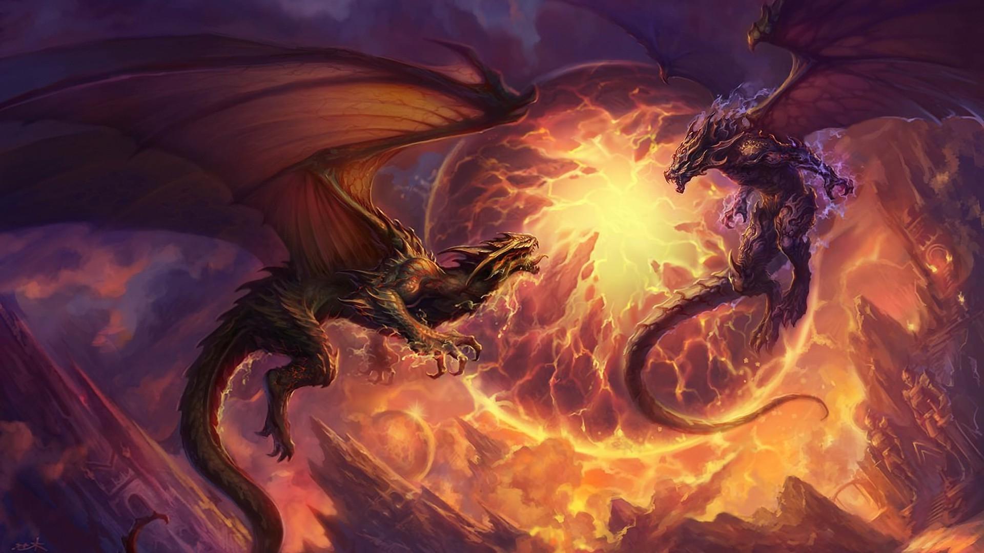 Dragon Fantasy Art Hd Artist 4k Wallpapers Images Backgrounds - Gambaran