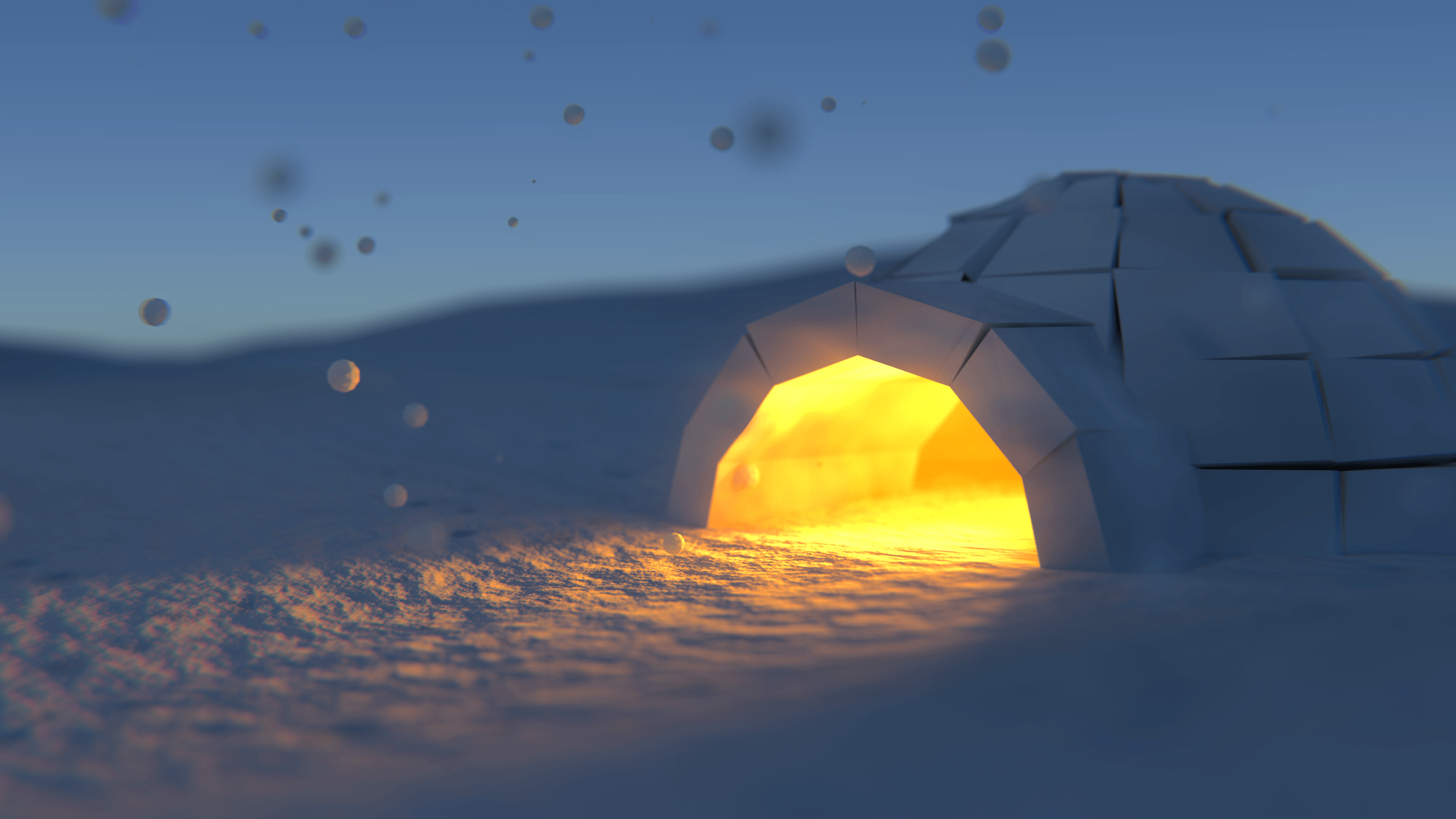 Igloo Wallpaper 6 X 2160