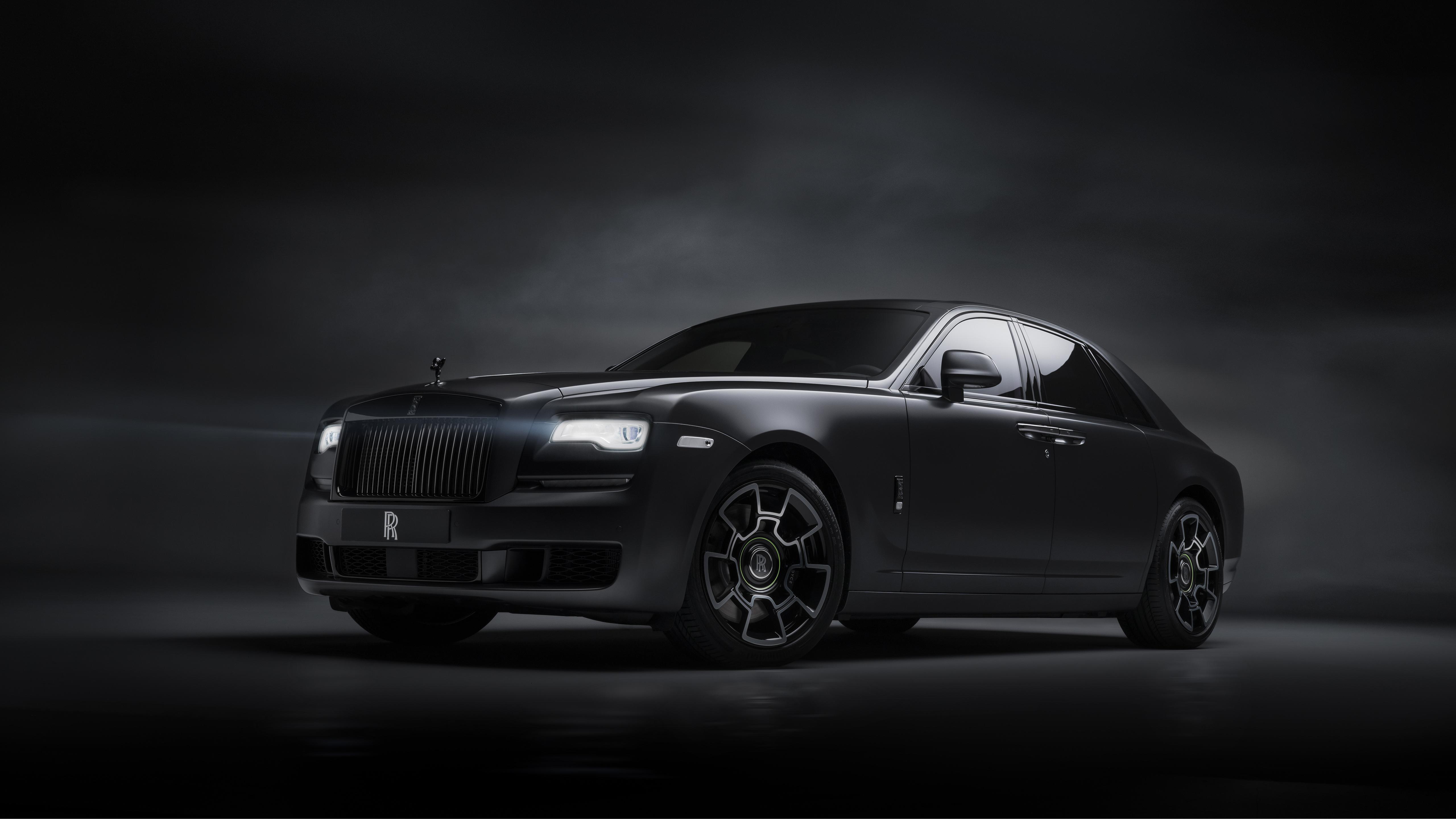 Rolls Royce Ghost Black Badge 2019 5K Wallpaper. HD Car