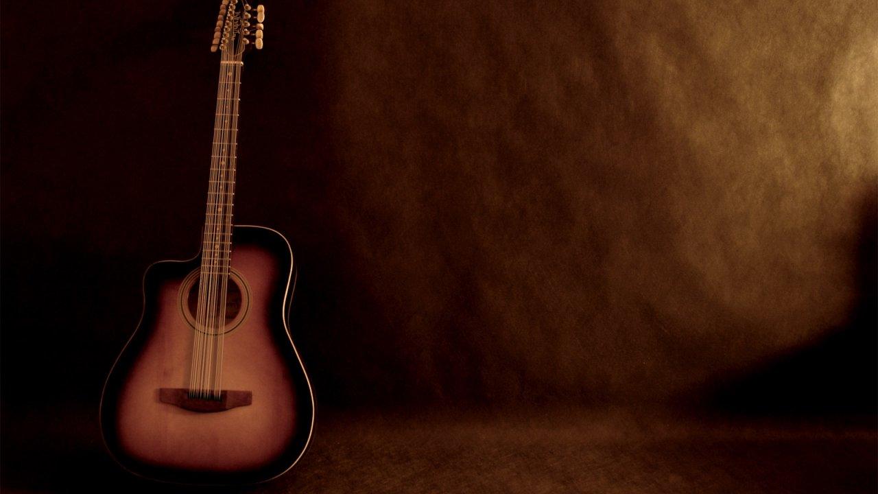 Acoustic Guitar Background 1600x1200 Free HD Wallpaper