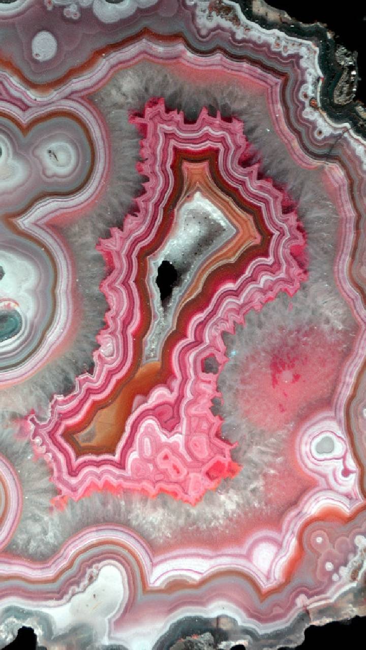 Pink Geode Wallpaper