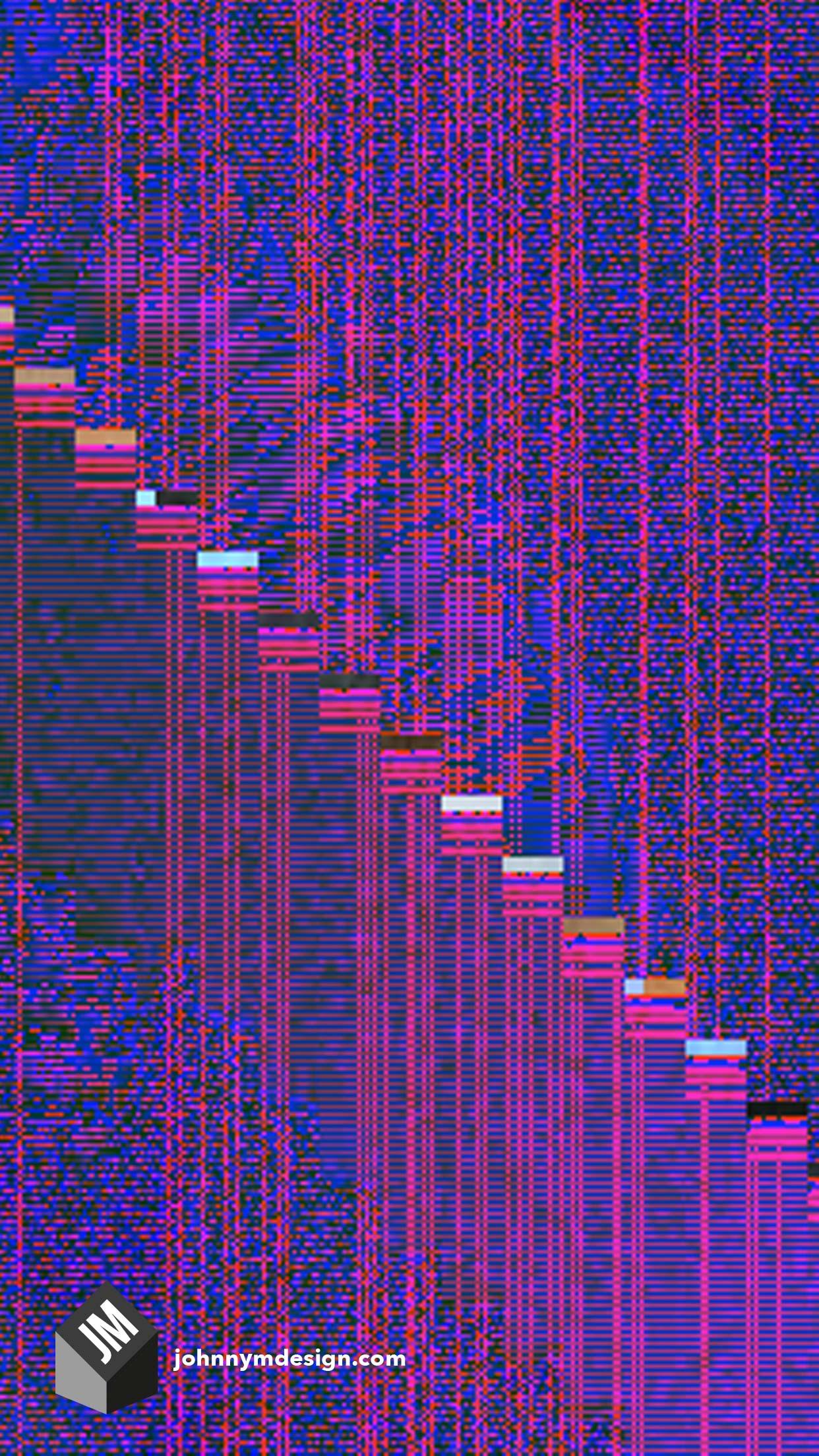 Glitch Phone Wallpaper Murphy Design