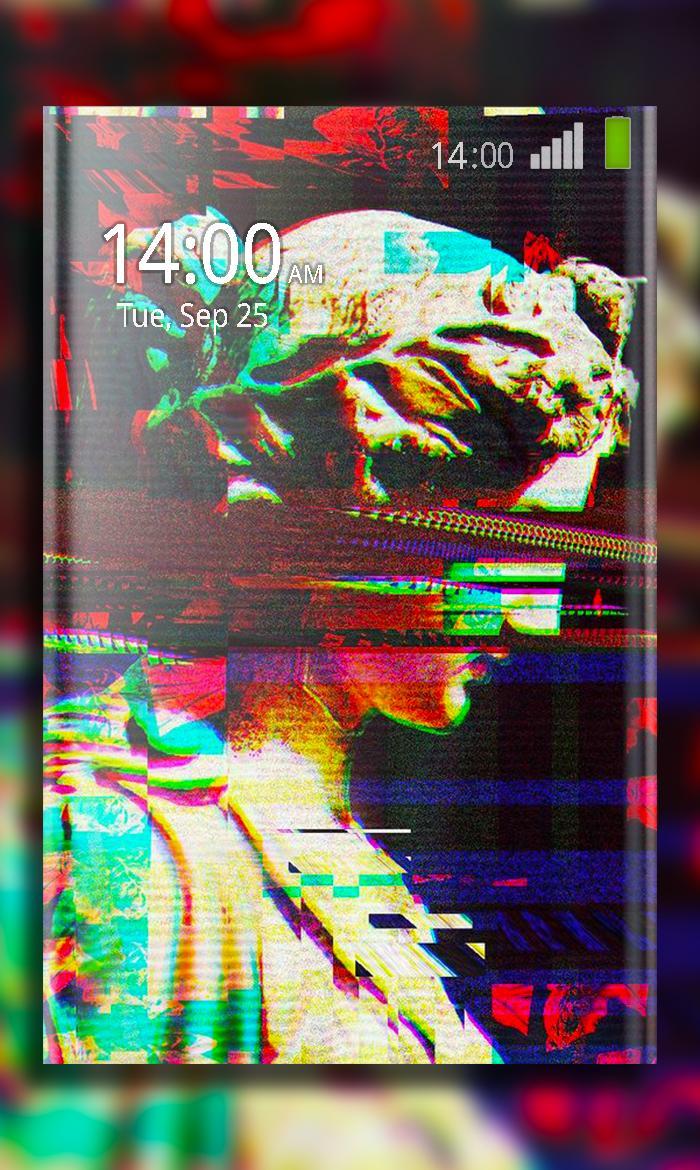 Glitch Wallpaper, vaporwave, Datamosh, datablend