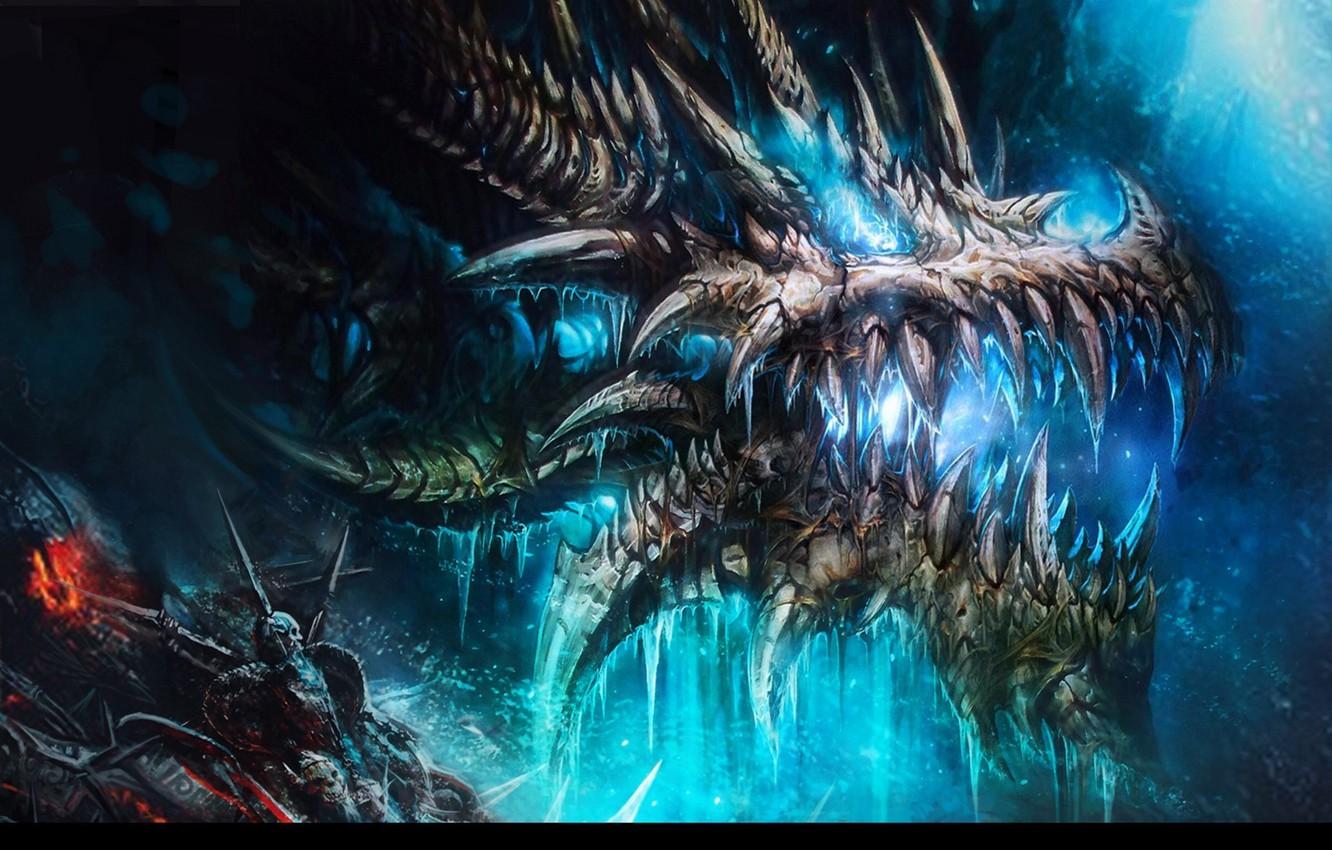 Wallpaper ice, wow, world of warcraft, dragon, Sindragosa