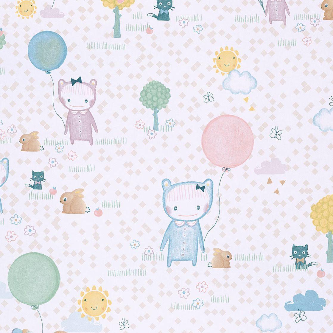 Childrens Non Woven Wallpaper Tout Petit Eijffinger 354011