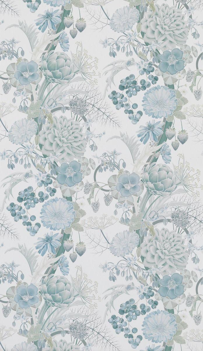 Carlotta Wallpaper in Pastel Gray from the Manarola