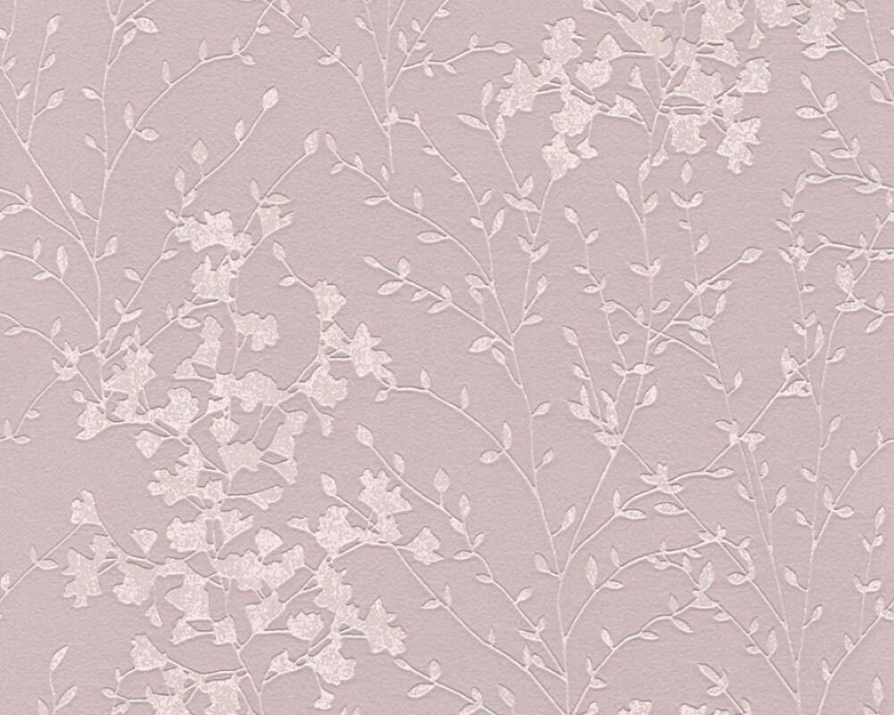 Details about As Creation Metallic Floral Delicate Flower Leaf Trail Pastel Colour Wallpaper