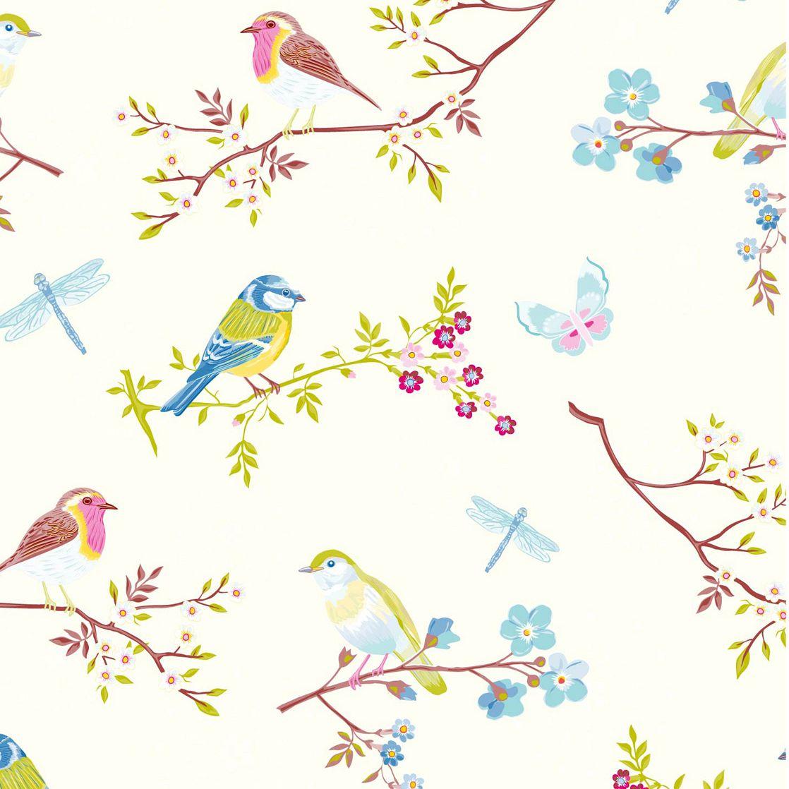 Non Woven Wallpaper Eijffinger PIP Classic Early Bird 375080