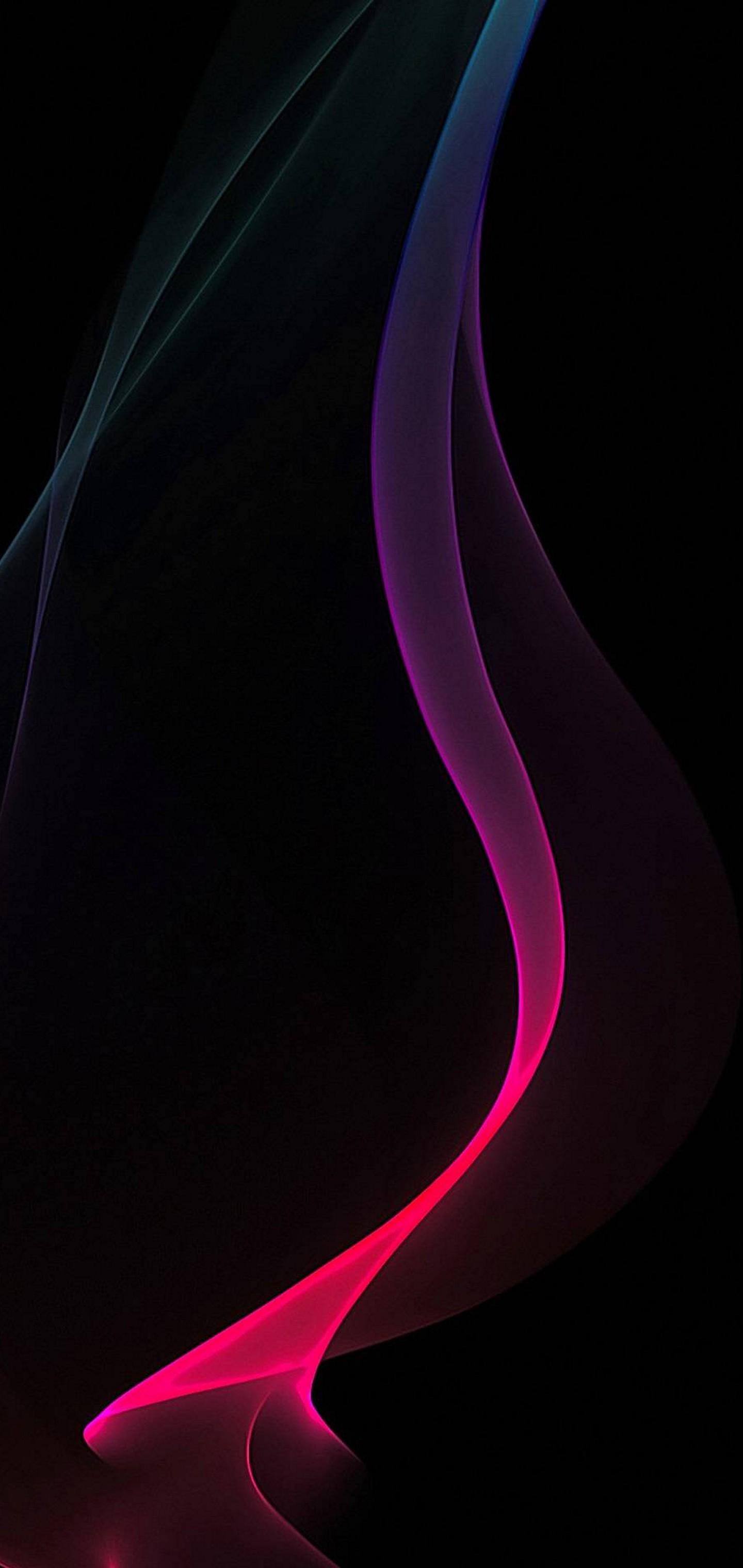 Pink Purple Abstract Layer Wallpaper - [1440x3040]