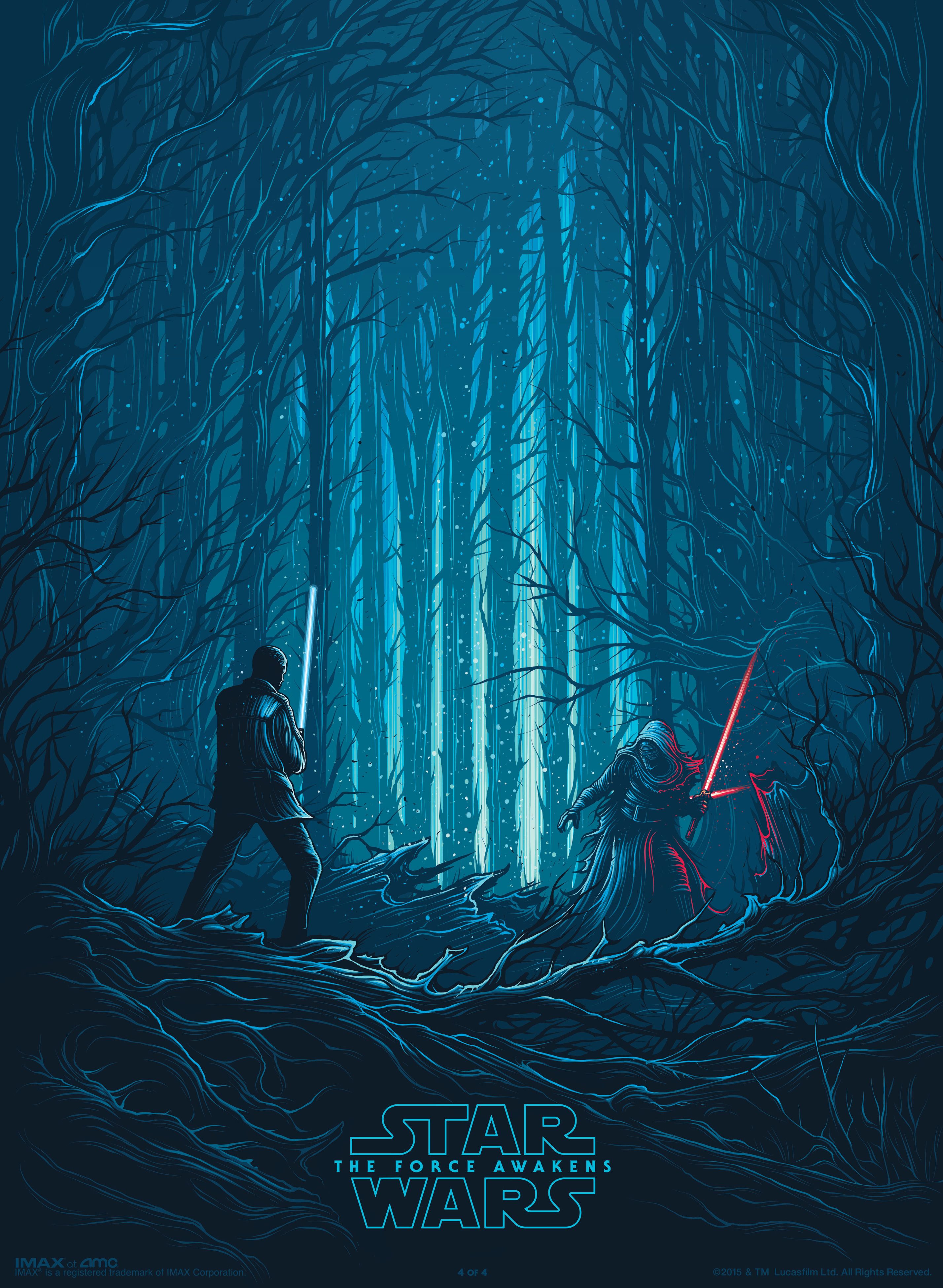 Star Wars: The Force Awakens” poster from IMAX