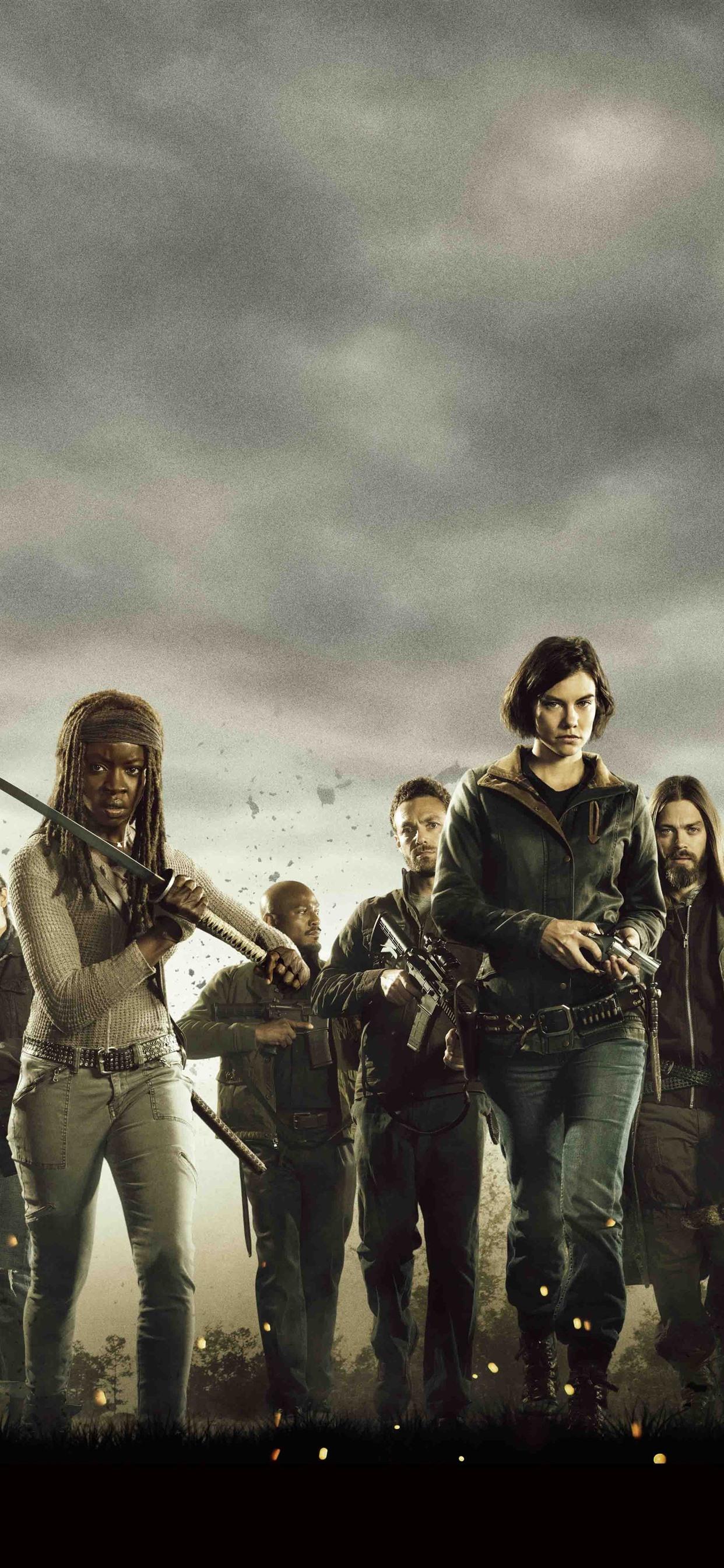 The Walking Dead, AMC TV series 1242x2688 iPhone XS Max