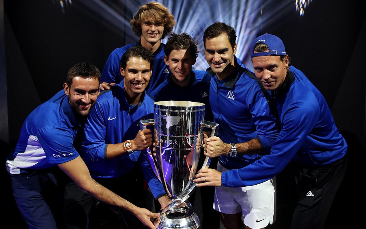 Laver Cup Trophy Presentation
