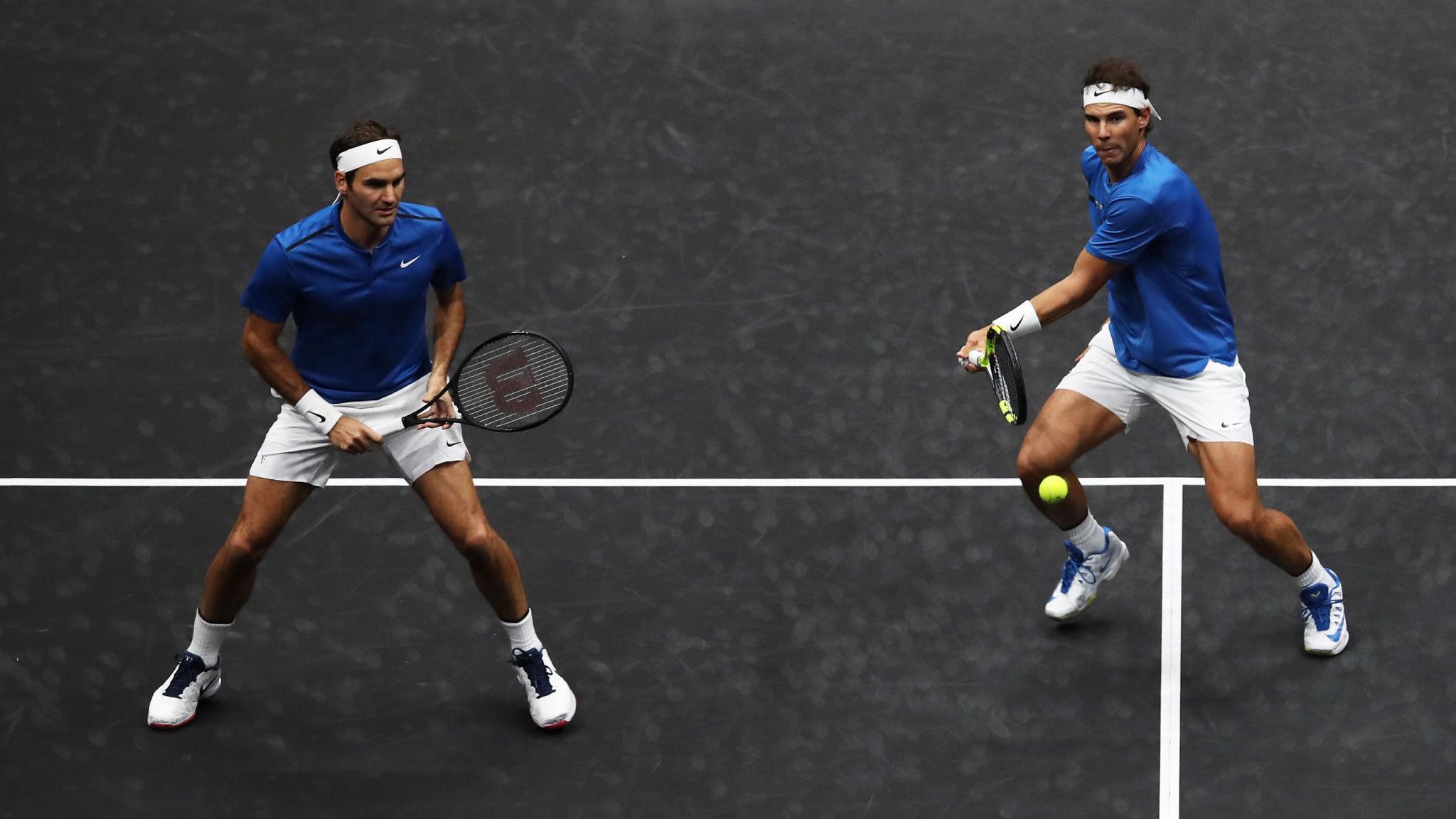 Rafael Nadal and Roger Federer will team up at the 2019