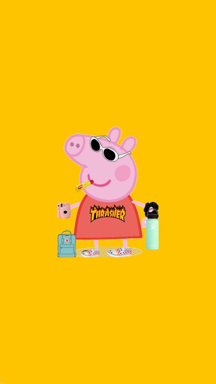 Peppa Pig Vsco Girl Tumblr Bottle