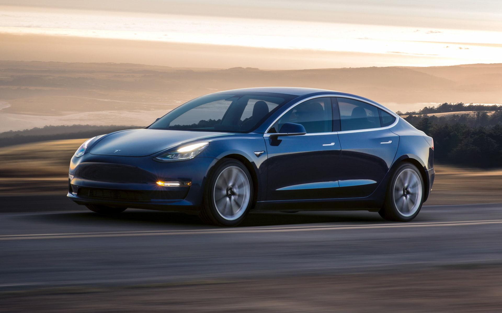 Tesla model 3 1080P, 2K, 4K, 5K HD wallpaper free download