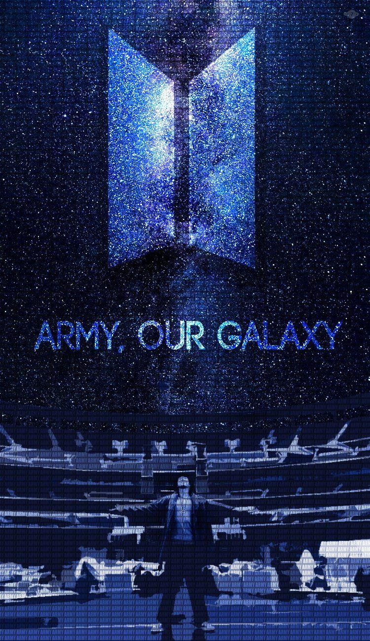 Computer Galaxy Bts Logo Wallpaper – WallpaperShit