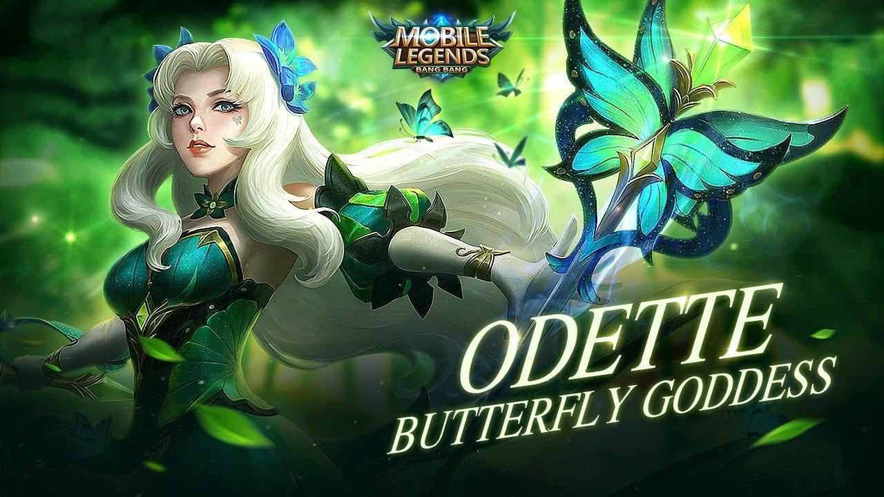Mobile Legends: Bang Bang! Odette New Skin. Butterfly Goddess