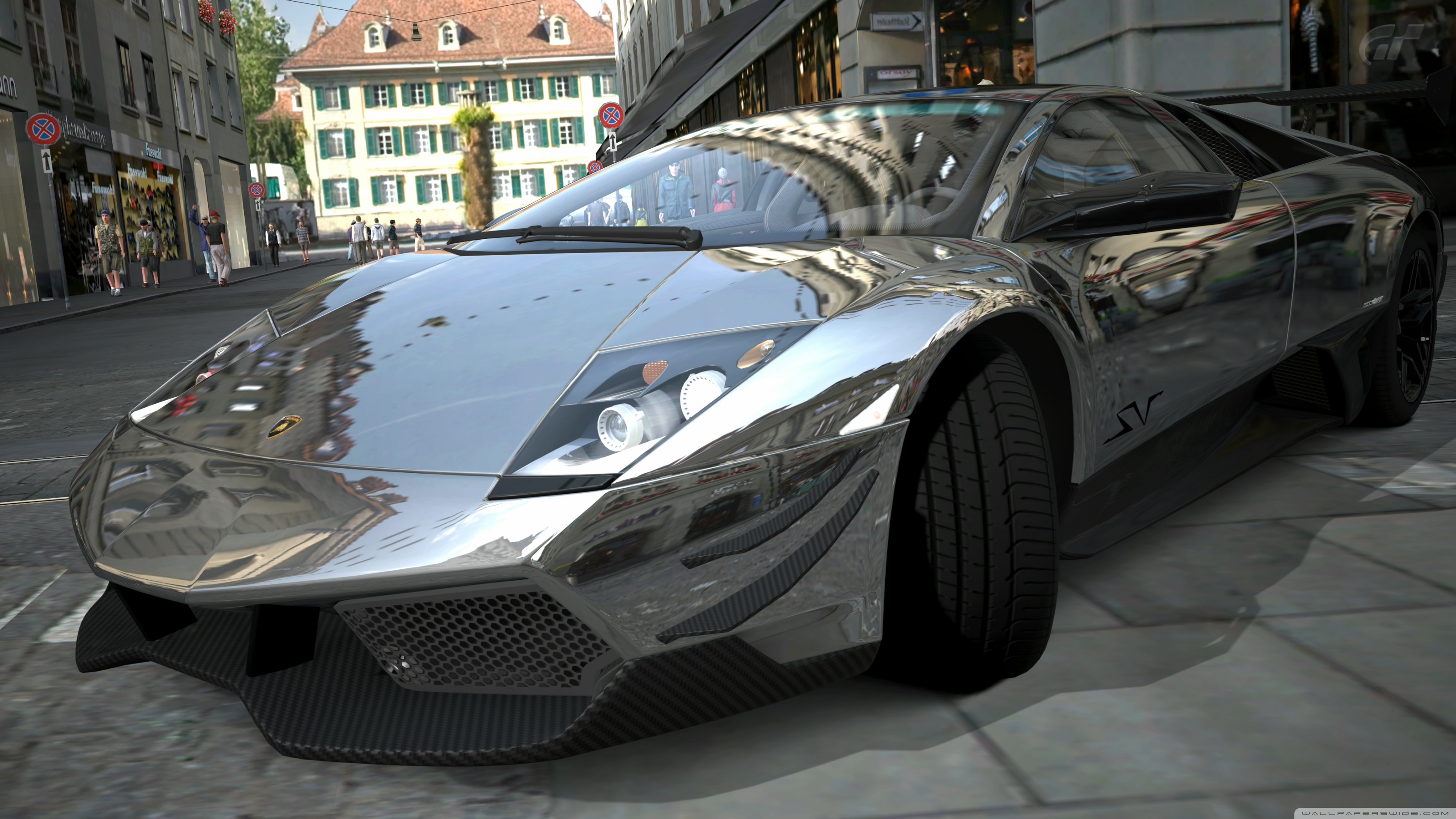 Lamborghini Murcielago LP670 4 Chrome ❤ 4K HD Desktop