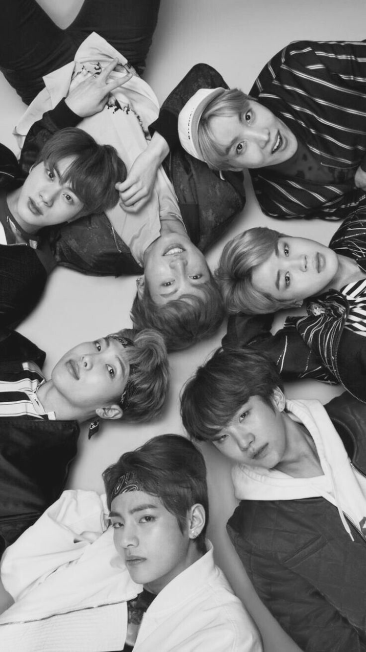 BTS Black And White Wallpapers - Wallpaper Cave