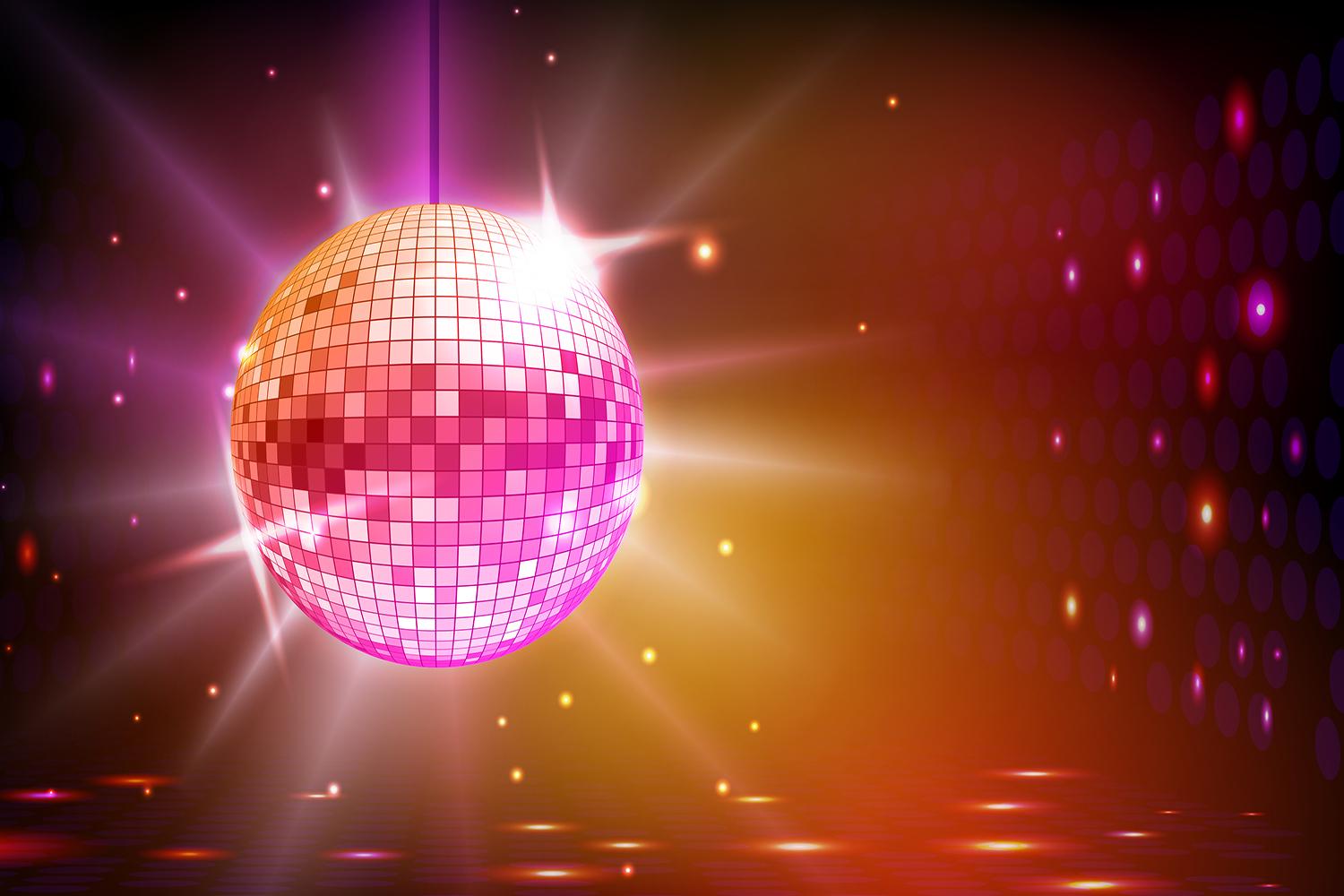 Buy Neon Ball With Disco Wallpaper Online in India at Best