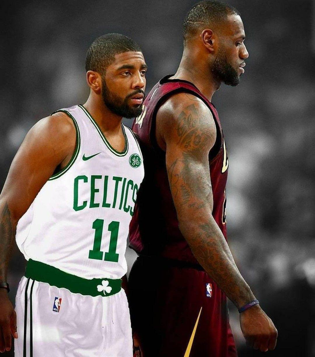 Kyrie Irving and Lebron James. Kyrie Irving AKA Uncle Drew